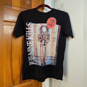 Ice Nine Kills Art The Clown IX Work Of Art DA DA DA DA Tee Shurt Black Sz Small